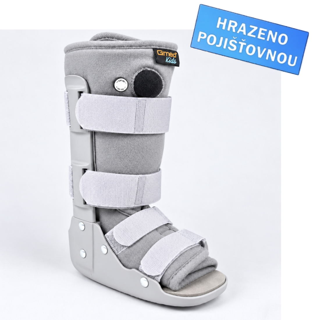 Dětská pneumatická hlezenní fixační ortéza KID AIR WALKING BOOT