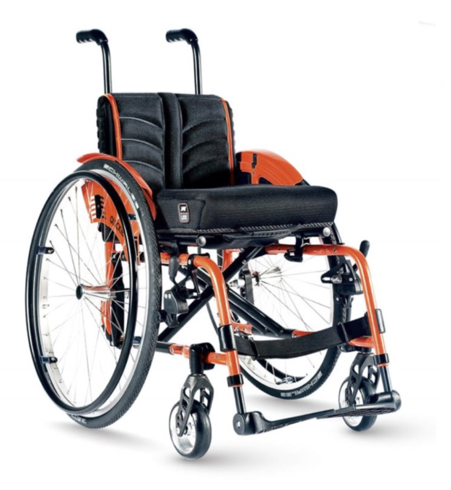 Dětský a dorostenecký aktivní invalidní vozík Quickie Life T se skládacím rámem