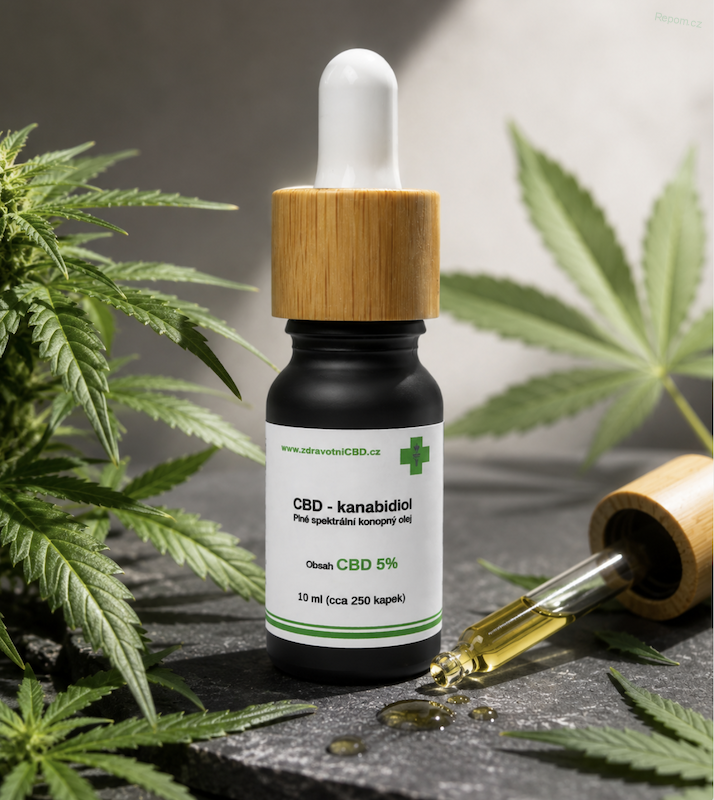 Zdravotní CBD olej 5%, Full Spectrum 10ml