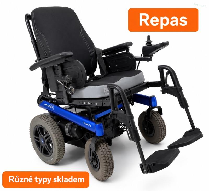 REPAS: Terénní elektrický vozík s anatomickým sezením