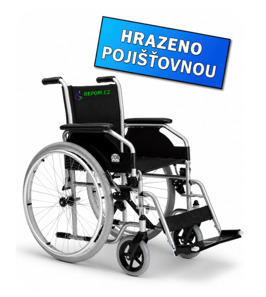 Invalidní vozík VERMEIREN 708D standardní s pevnými zády