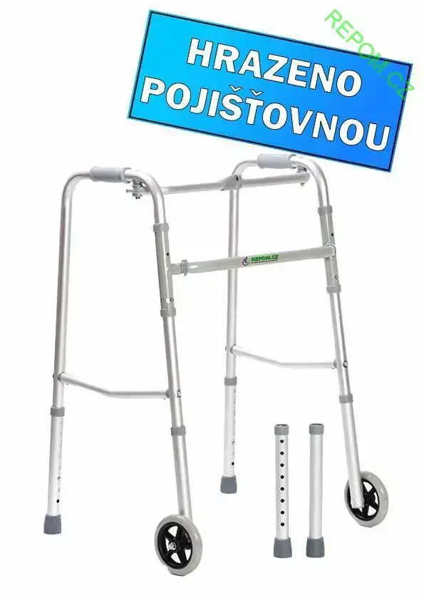 Chodítko TRIPLA: čtyřbodové/s kolečky/krokovací
