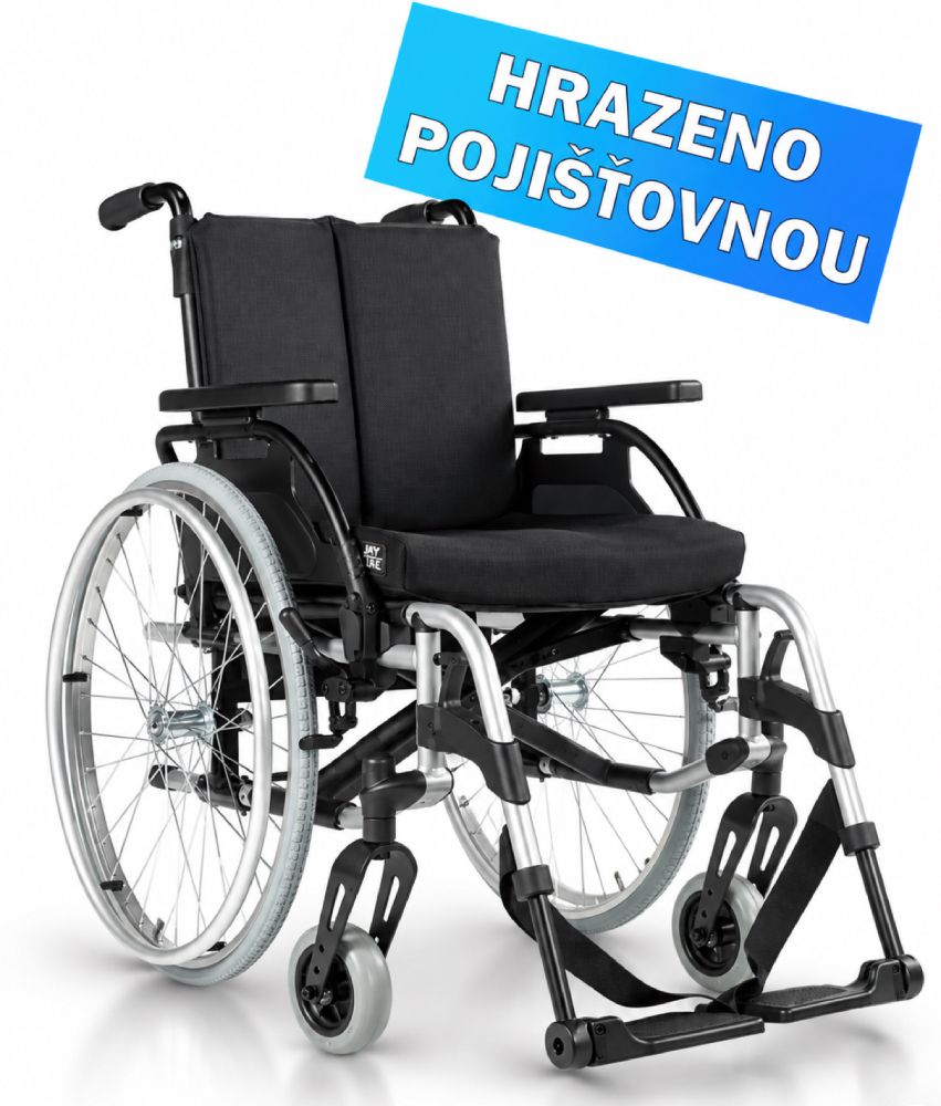 Invalidní vozík BREEZY RUBIX2 HEMI odlehčený, poloaktivní - po jednostranné paralýze