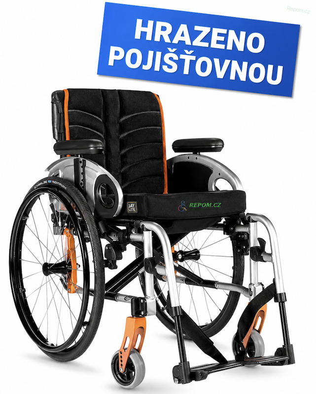 Invalidní vozík QUICKIE LIFE SA poloaktivní, skládací