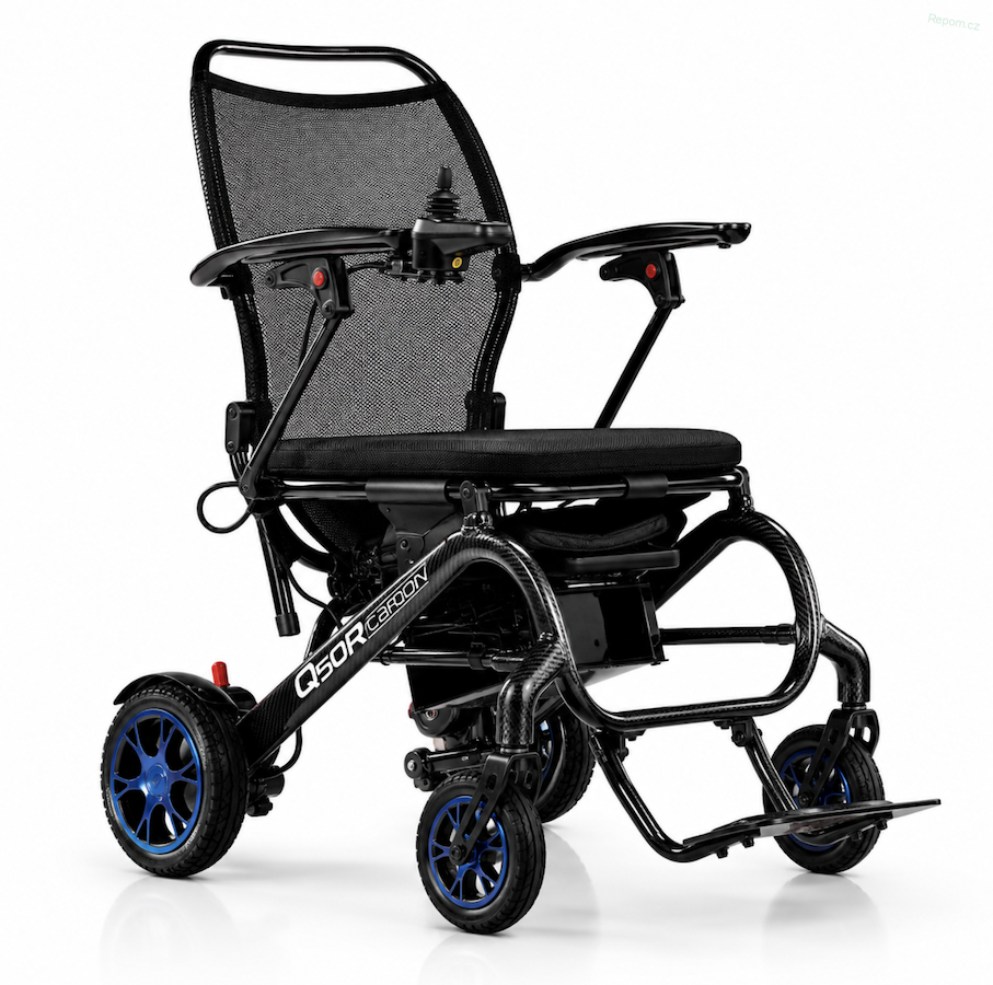 Elektrický invalidní vozík QUICKIE Q50 R Carbon