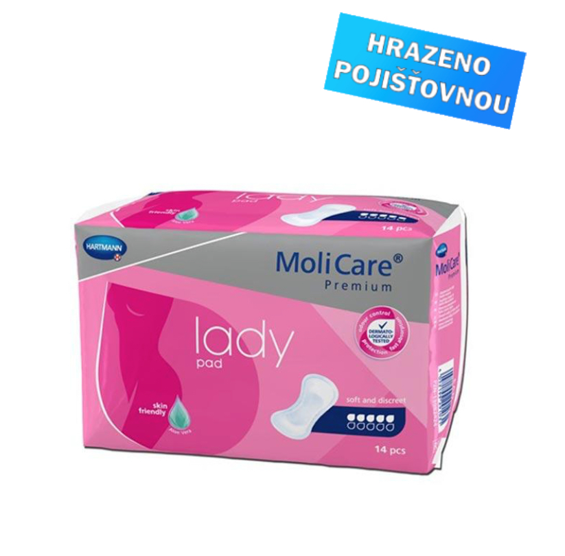 Vložky MoliCare Lady 5 kapek