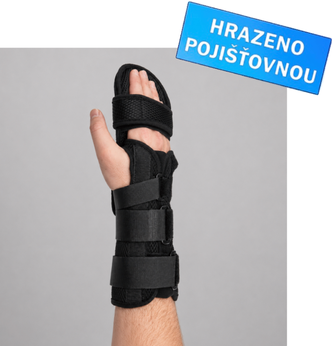 Ortéza zápěstí s podporou prstů UNI HAND