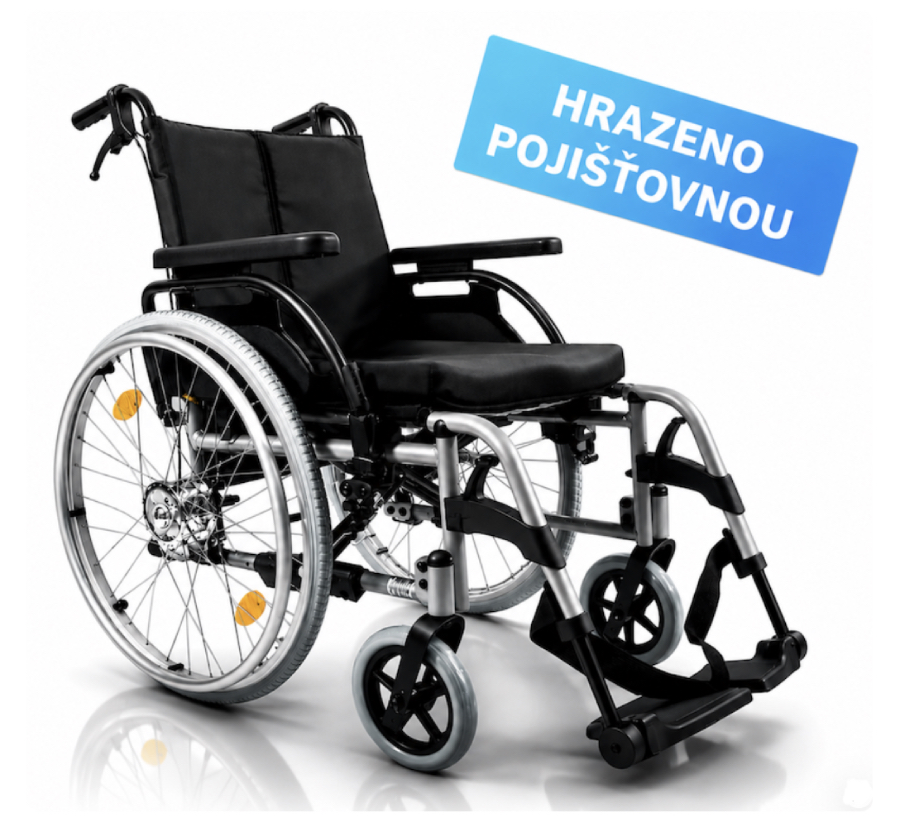 Náš nejkvalitnější invalidní vozík BREEZY PARIX2 standardní - brzdy pro doprovod