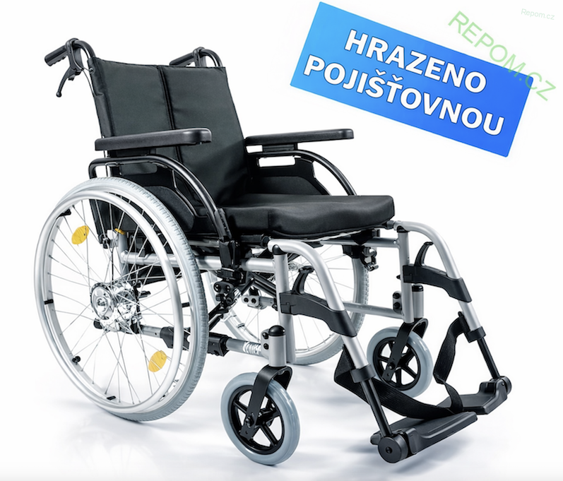 Náš nejkvalitnější invalidní vozík BREEZY PARIX2 standardní - brzdy pro doprovod