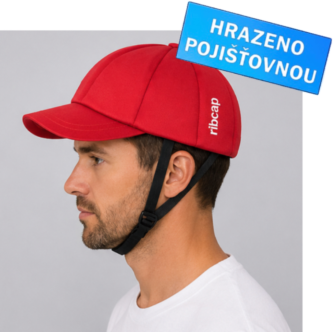 Dětská i dospělá ochranná přilba RIBCAP BASEBALL CAP