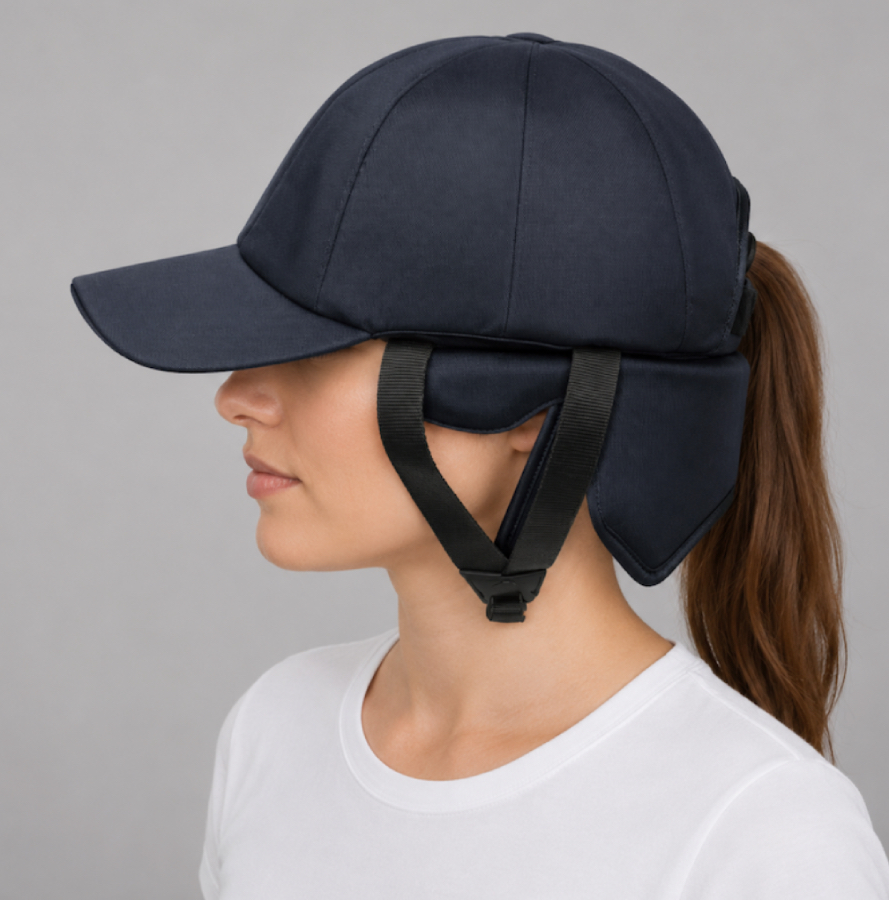 Dětská ochranná přilba s ochranou zátylku RIBCAP BASEBALL CAP