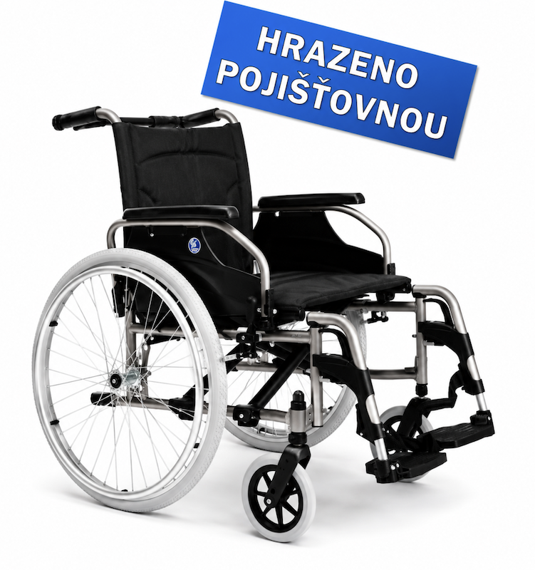 Invalidní vozík zesílený V100 XL, standardní