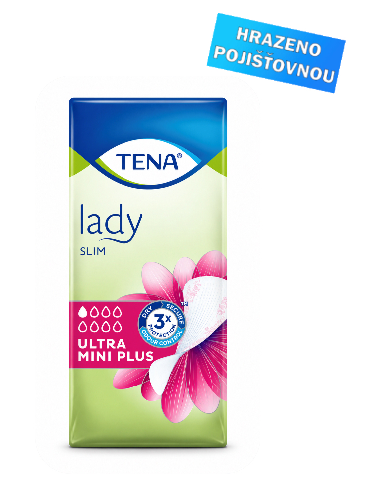 Vložky dámské inkontinenční TENA Lady Slim Ultra Mini Plus 1,5/8