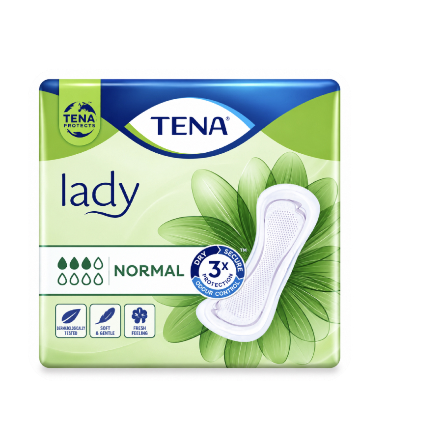 Vložky dámské inkontinenční TENA Lady Normal 3/8