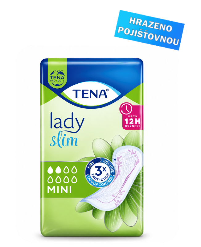 Vložky dámské inkontinenční TENA Lady Slim Mini Plus 3/8