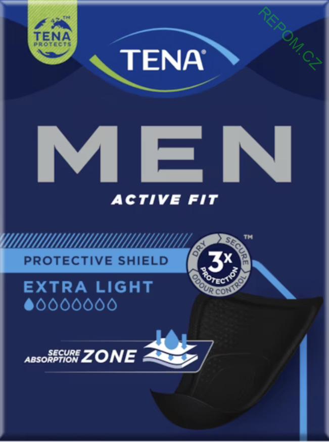 Vložky pánské Inkontinenční černé TENA Men Level 0