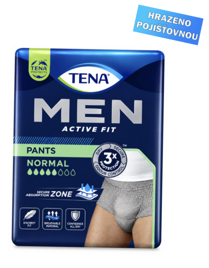 Pánské inkontineční spodní prádlo TENA Men Pants Normal Grey 5/8 (S/M+L/XL)