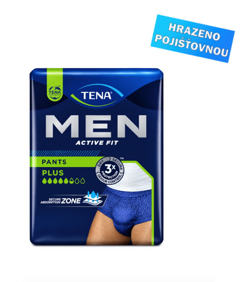 Pánské inkontineční spodní prádlo TENA Men Pants Plus Blue 5,5/8 (S/M+L/XL)