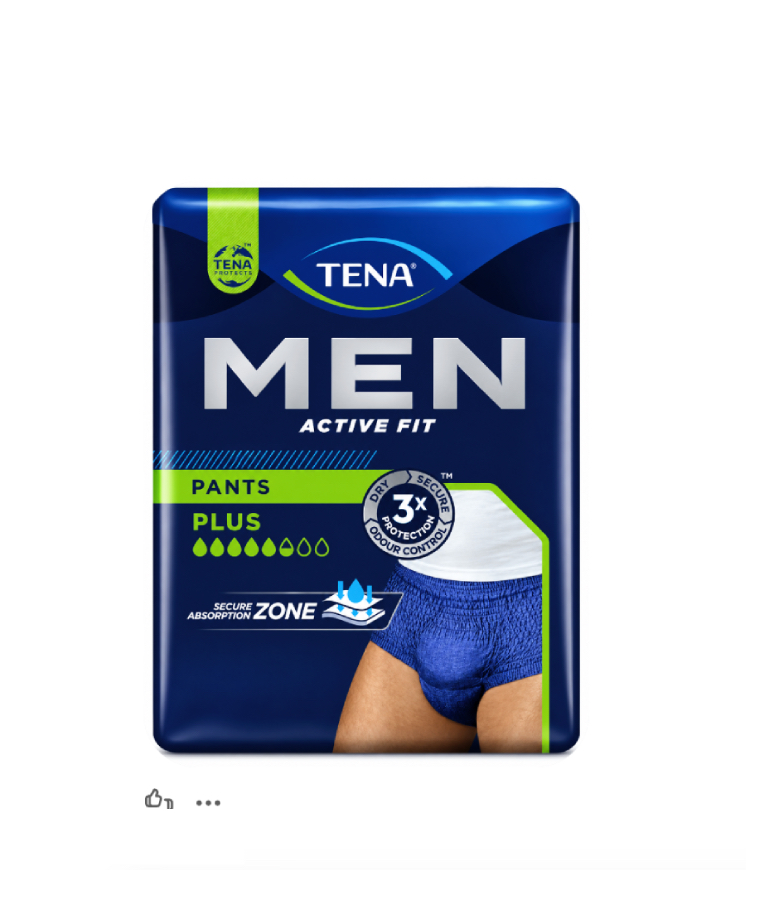 Pánské inkontineční spodní prádlo TENA Men Pants Plus Blue 5,5/8 (S/M+L/XL)