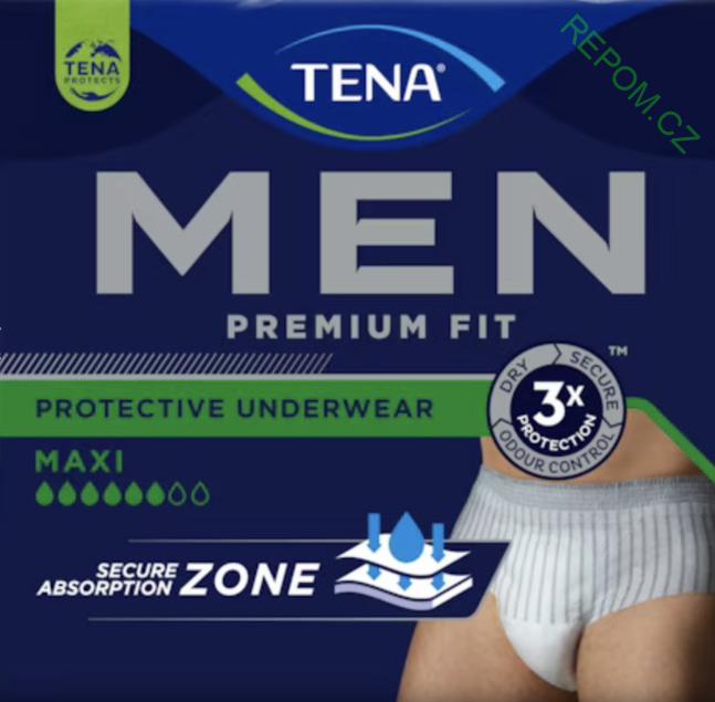 Pánské inkontineční spodní prádlo TENA Men Pants Maxi 6/8 (S/M+L/XL)