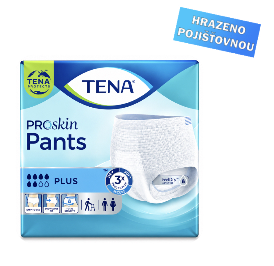 Inkontinenční prádlo Unisex TENA Pants Plus 6/8 (XXS/S/M/L/XL)