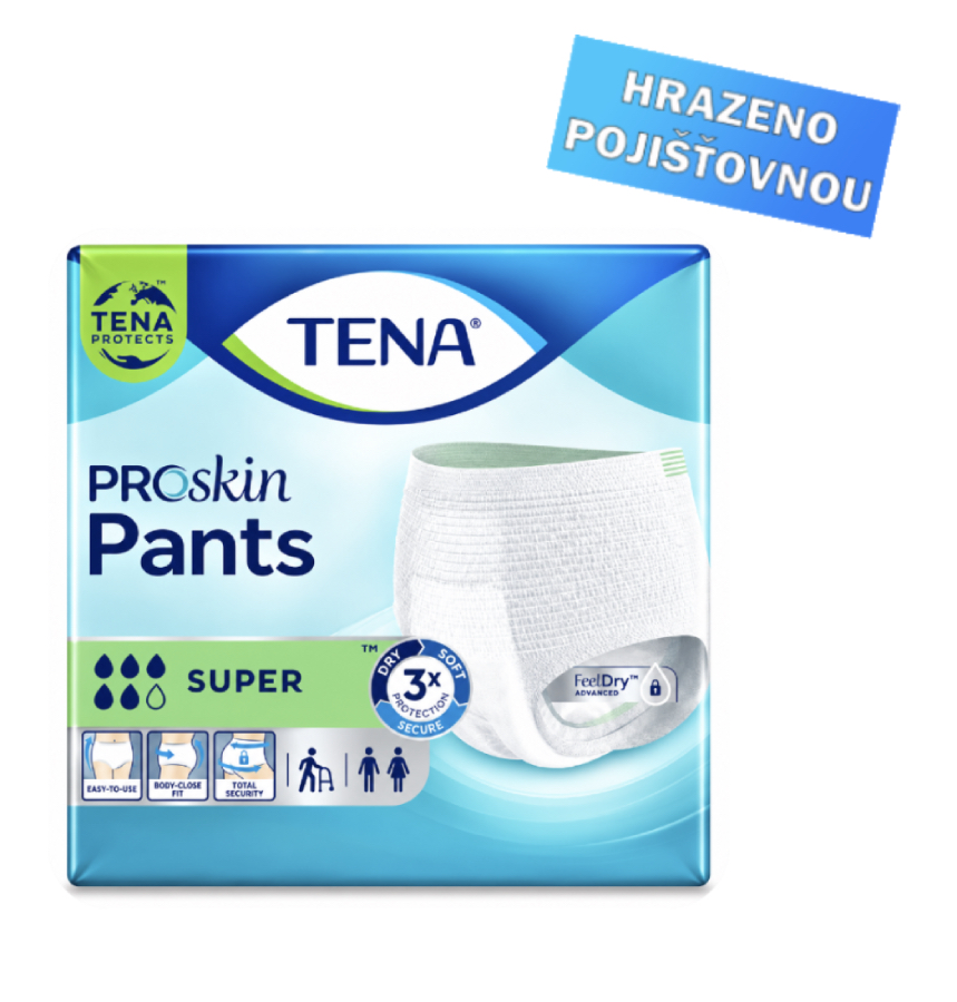 Inkontinenční prádlo Unisex TENA Pants Super 7/8 (S/M/L/XL)