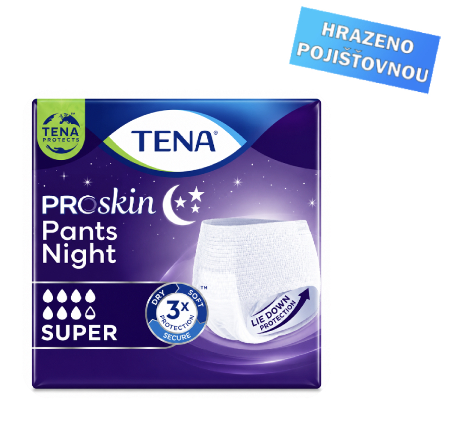 Inkontinenční prádlo Unisex TENA Pants Night Super 7,5/8 (M/L)