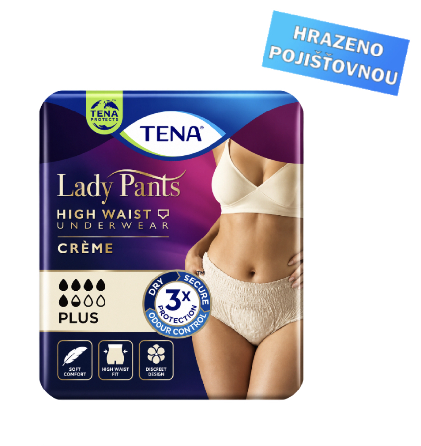 Dámské inkontinenční kalhotky TENA Lady Pants Plus Crème 5,5/8 (M/L)
