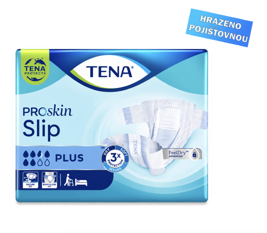 Plenkové zalepovací kalhotky TENA Slip Plus 6/8 (XS/S/M/L/XL)