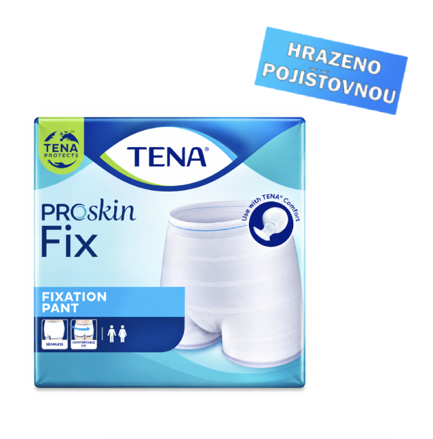 Opakovaně použitelné a prodyšné fixační kalhotky TENA Fix