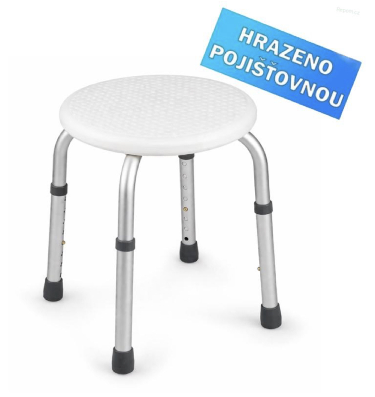 Kulatá židlička do sprchy