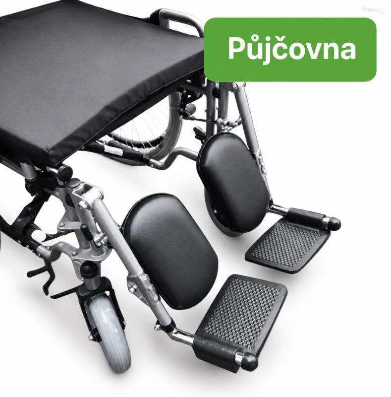 PŮJČENÍ invalidní vozík s polohovací nohou