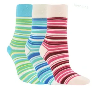 Bambusové ponožky bez gumiček dámské