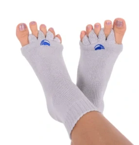 Adjustační ponožky světle šedé