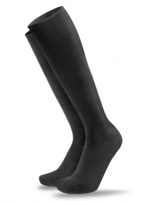 Kompresní podkolenky bavlněné černé podpůrné (kt 1)