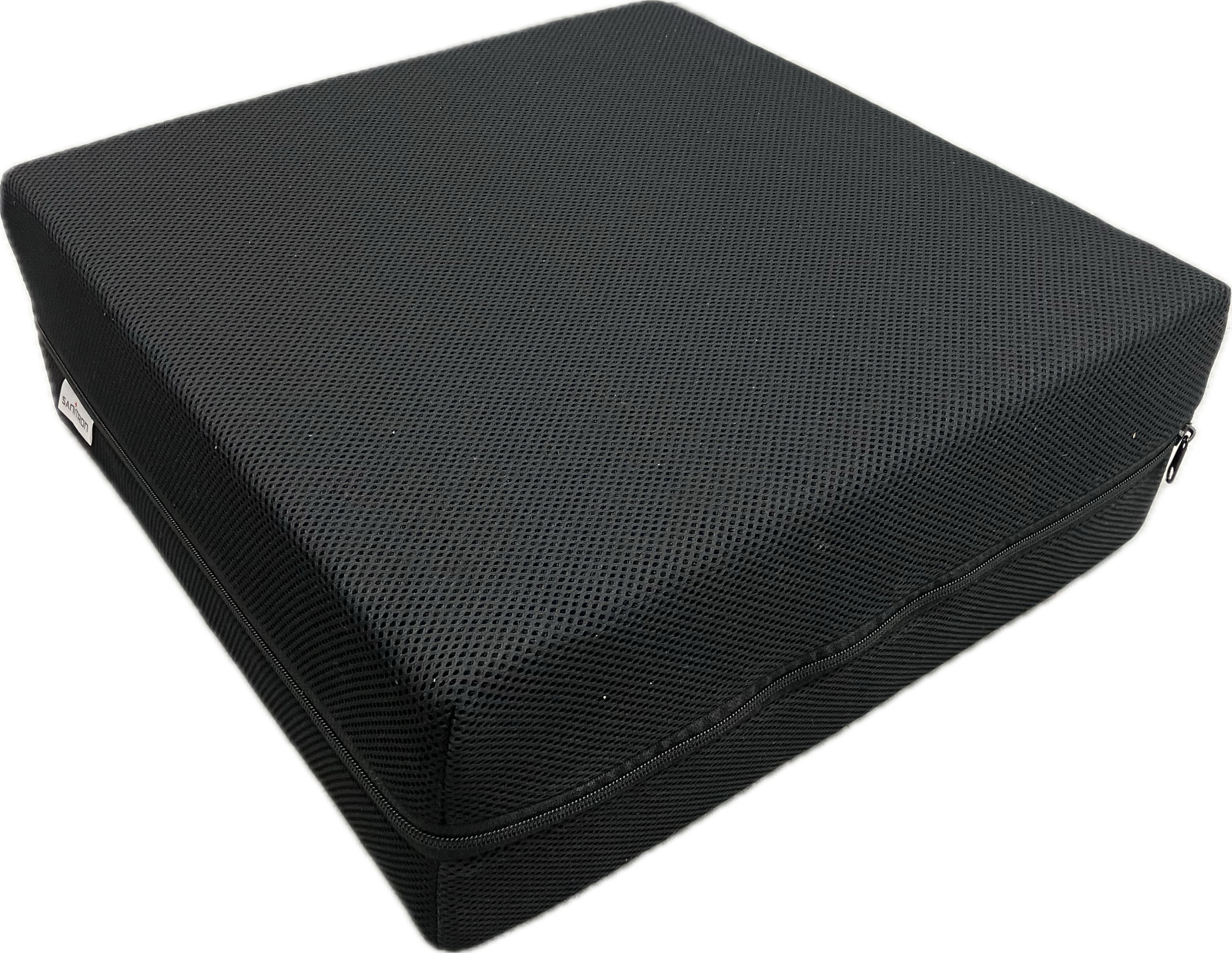 Zvyšovací podsedák s černým 3D potahem 10cm