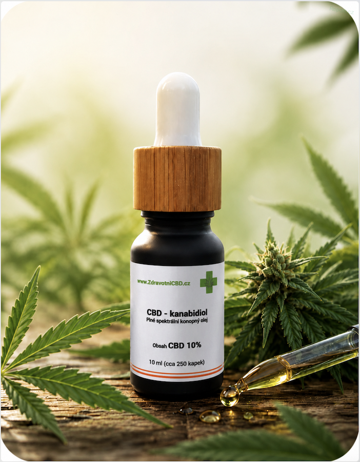 Zdravotní CBD marihuana pro pohyb bez bolesti 10ml