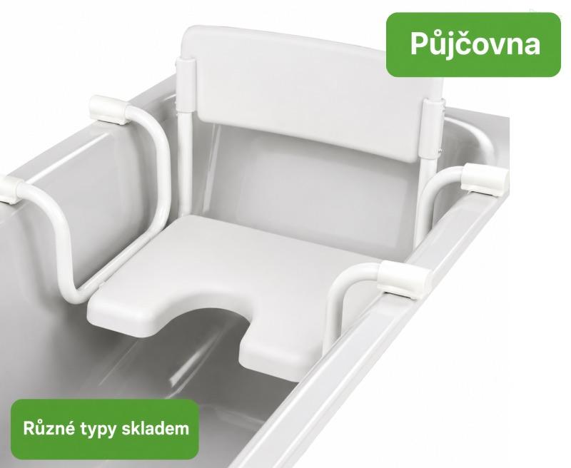 PŮJČENÍ Sedačka na vanu s nastavitelnou šíří s opěradlem