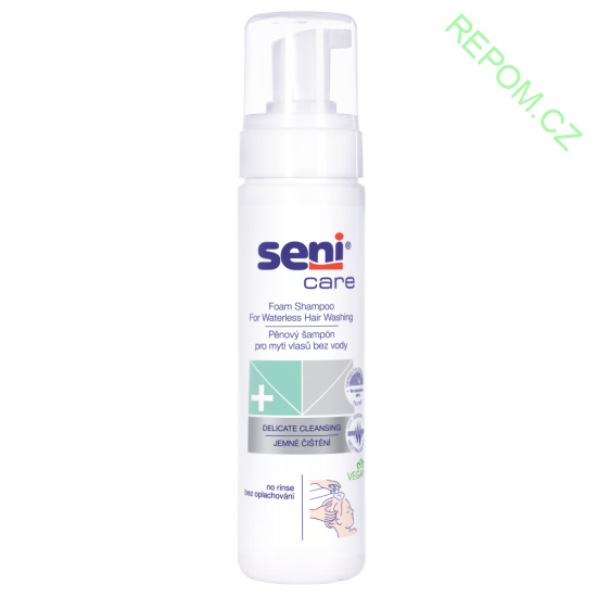 Šampon pro ležící pacienty 200 ml - použití bez vody