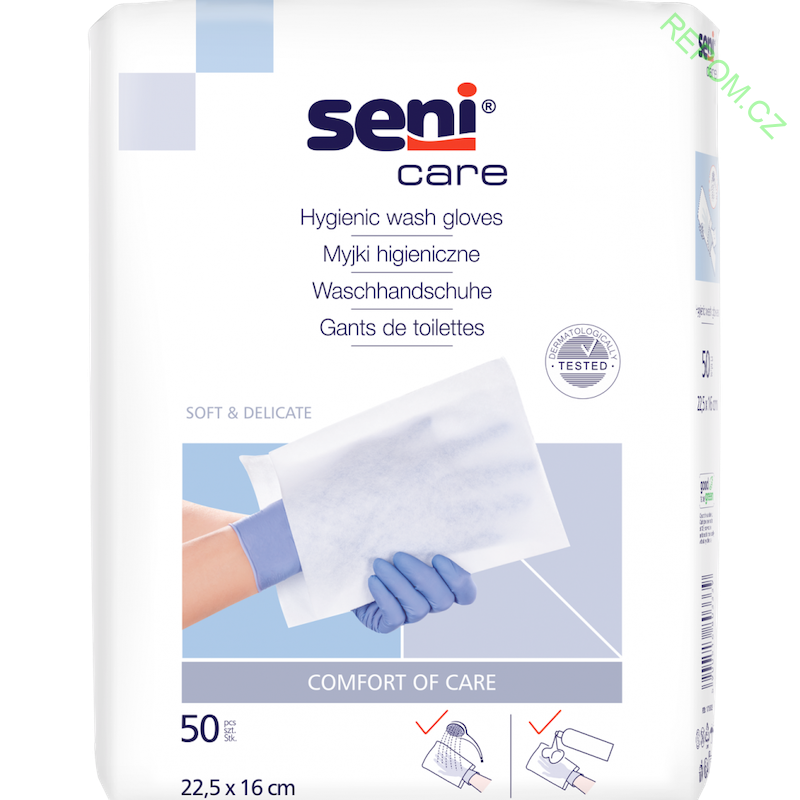 Jednorázové mycí žínky s folií