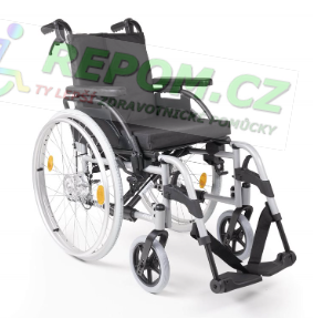 REPAS: Invalidní vozík s brzdami pro doprovod