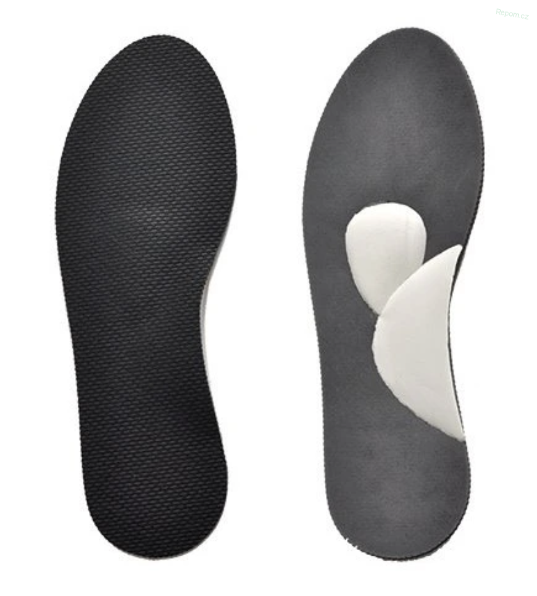 Vložky do bot bavlněné - srdíčko, podélná klenba (vel. 35-50)