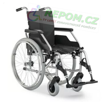 REPAS: Invalidní vozík standardní geriatrický bez brzd pro doprovod