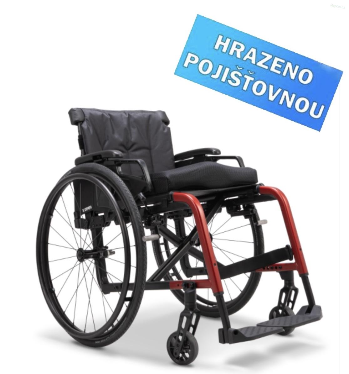 Invalidní vozík odlehčený MEYRA FEMTO X 1.185 aktivní, skládací 
