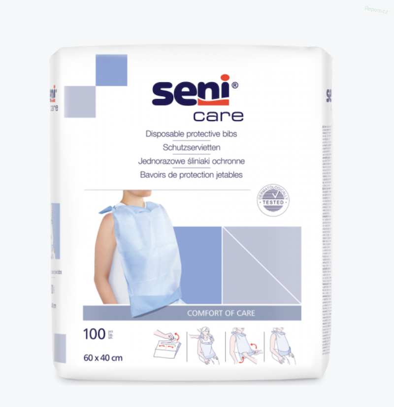 Jednorázové bryndáky pro dospělé 100ks