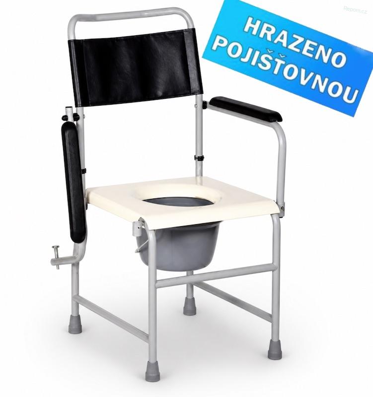 Toaletní židle TZ211 výškově nastavitelnýma nohama