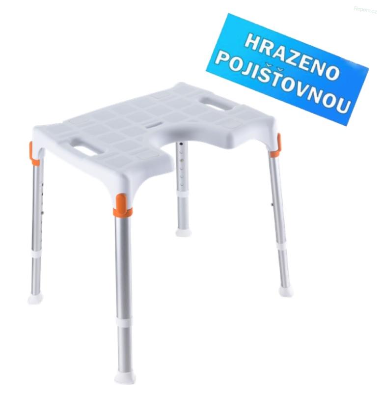 Stolička do sprchy s hygienickým výřezem