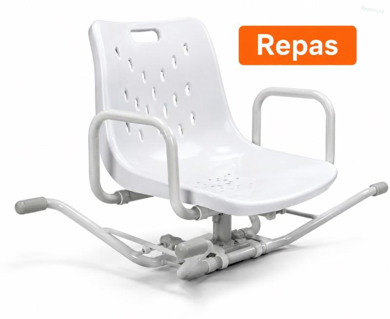 REPAS: Vanová sedačka otočná s opěradly