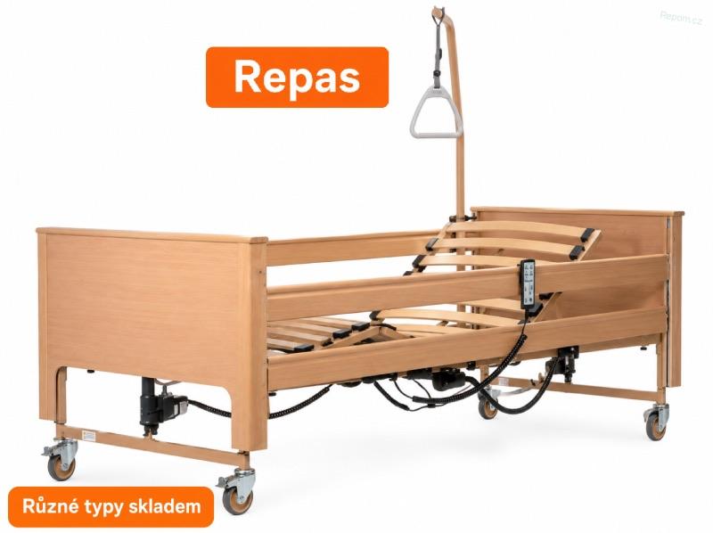 REPAS: Polohovací elektrické lůžko s lamelovým roštem
