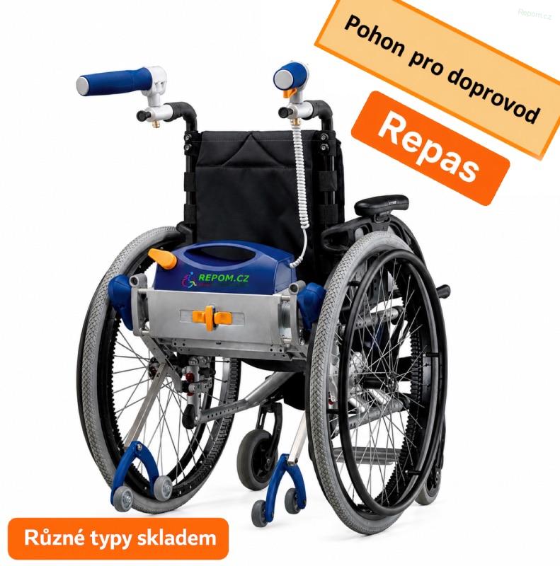 REPAS: Skládací elektrický pohon pro invalidní vozík AAT V-MAX